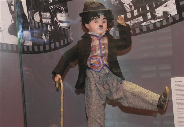 Toy designed for Charlie Chaplin exhibited at Istanbul Toy Museum