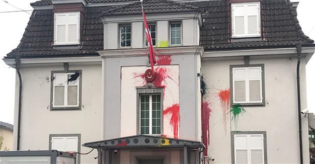 Bildergebnis für attack on Turkish council in Zurich