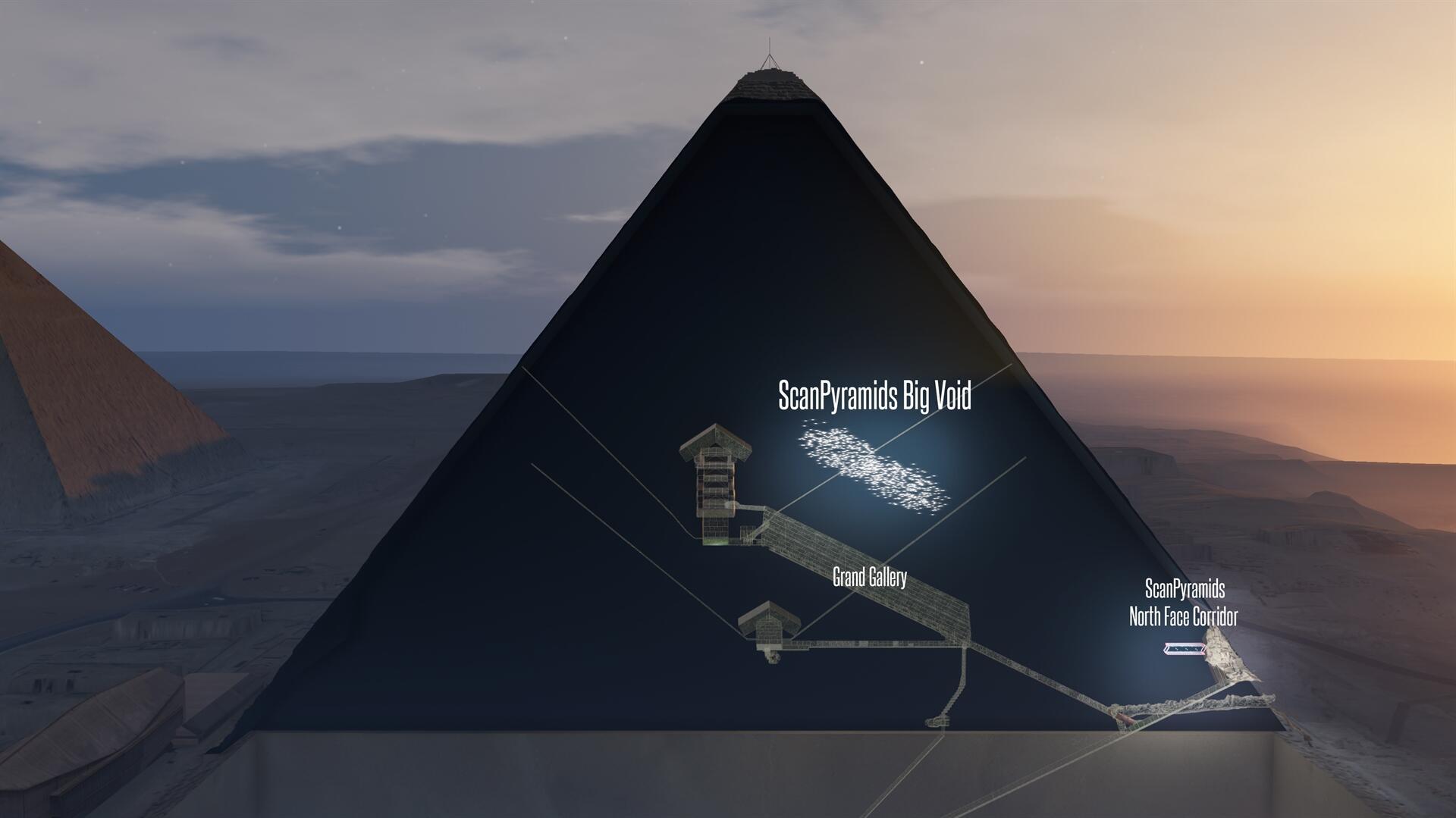 Scientists discover hidden chamber in Egypts Great Pyramid