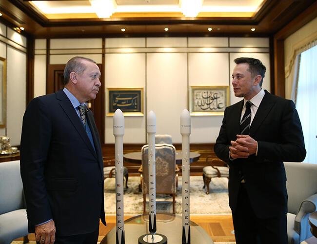 President Erdoğan, Elon Musk discuss Tesla cooperation with Turkish firms