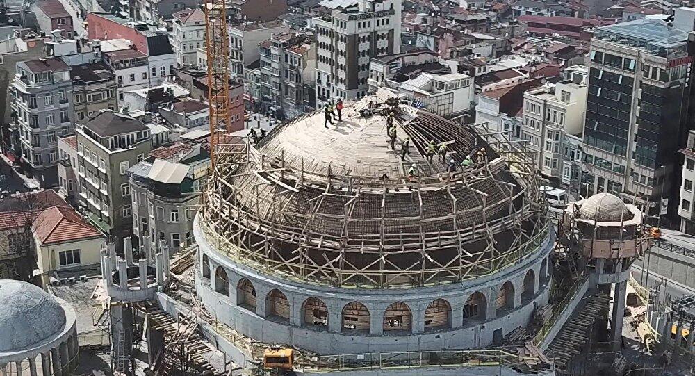 Taksim mosque nears completion, set to open in 2018