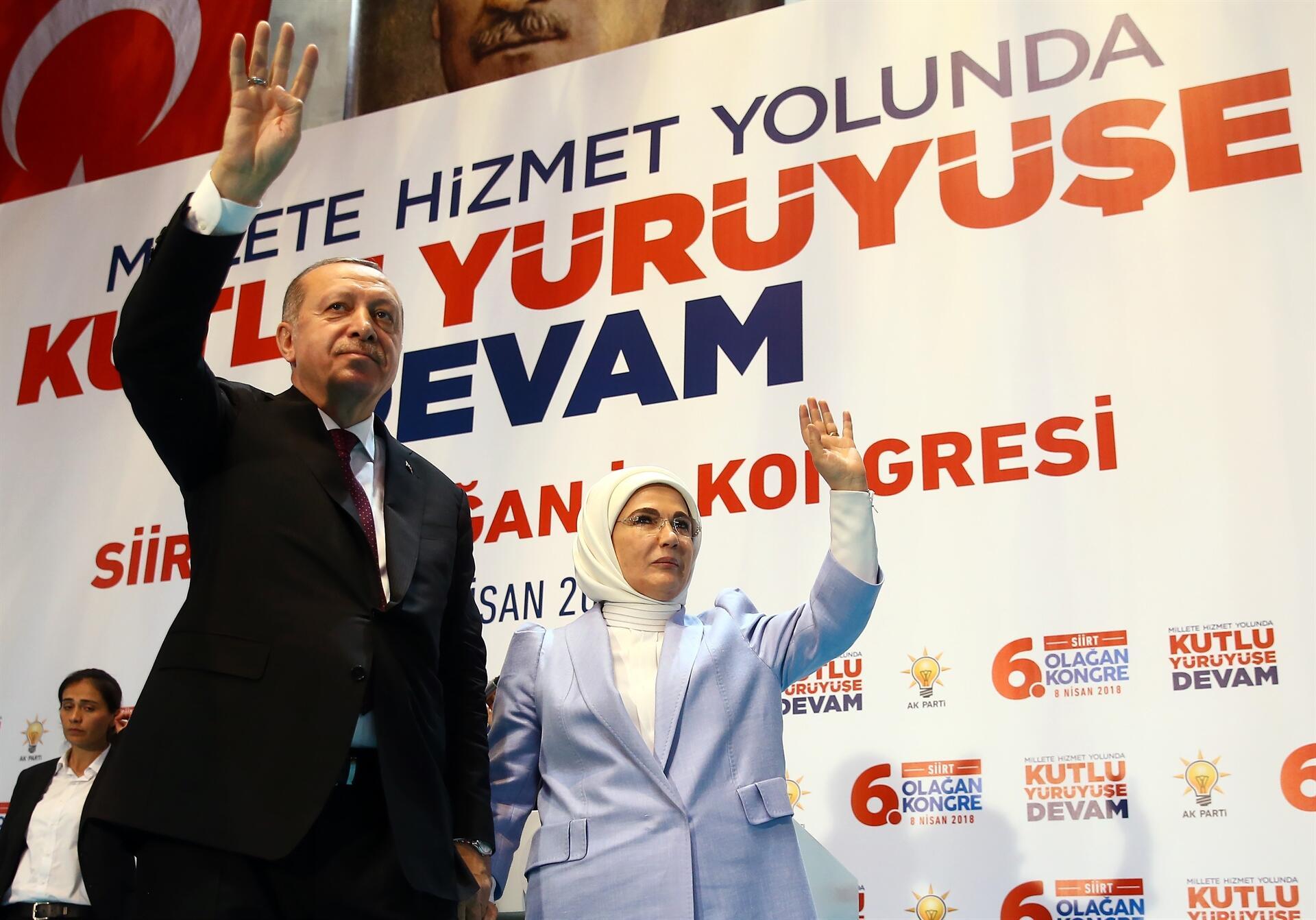 You will end up in hell, ErdoÄan tells supporters of PKK