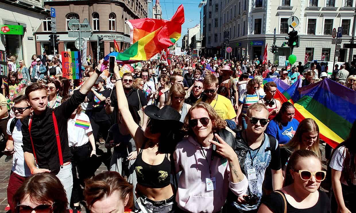 Rainbow Flags Fly Across Europe At Gay Pride Parades World News 