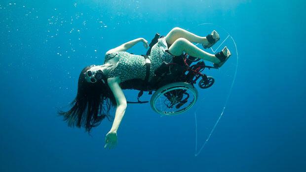Sue Austin’den tekerlekli sandalyeyle Kızıldeniz’de dalış