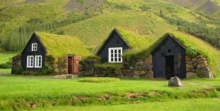 İzlanda'nın ilginç çim evleri