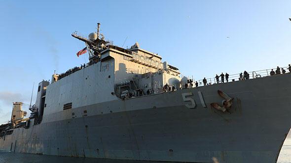 ABD savaş gemisi Gürcistan'da