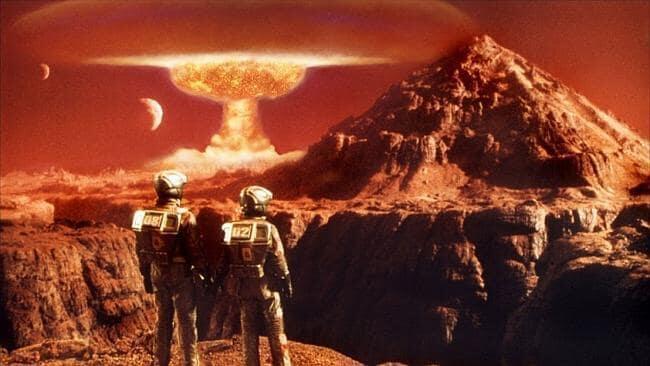 Mars'ta gizemli kayaların kaynağı volkanik patlamalar olabilir