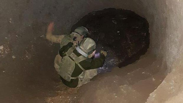 PKK'lı teröristlerin kullandığı mağara imha edildi