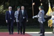 Cumhurbaşkanı Erdoğana Almanyada resmi karşılama