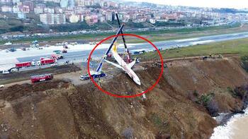 Trabzonda pistten çıkan uçağı belediye istiyor Bakın ne olacak…