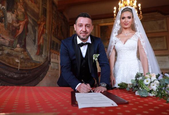 Romada evlendiler