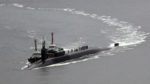 ABDnin nükleer denizaltısı Kore kıyısına ulaştı