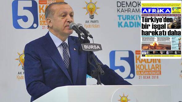 Cumhurbaşkanı Erdoğandan KKTCdeki gazeteye çok sert tepki