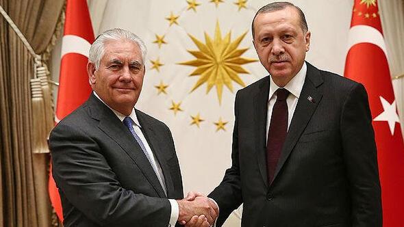 Son dakika... Erdoğan-Tillerson görüşmesi başladı