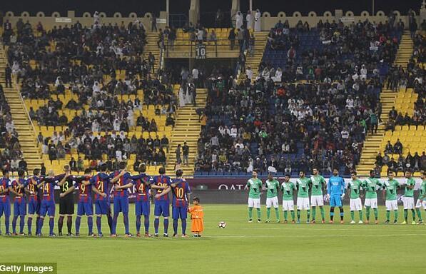 Suudi futbolculardan tartışılan hareket... Saygı duymadılar