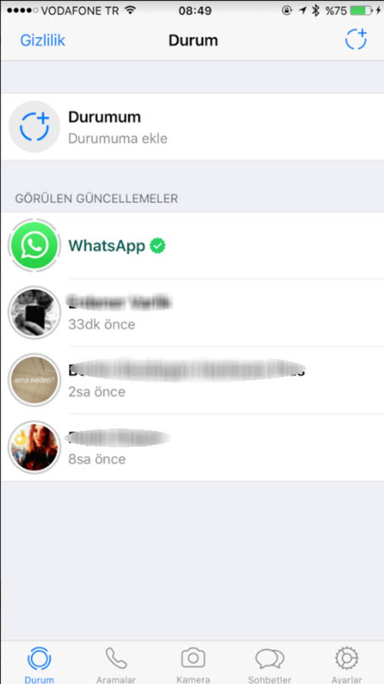 Whatsappın son hali kullanıcıları isyan ettirdi Kişilerim nerede
