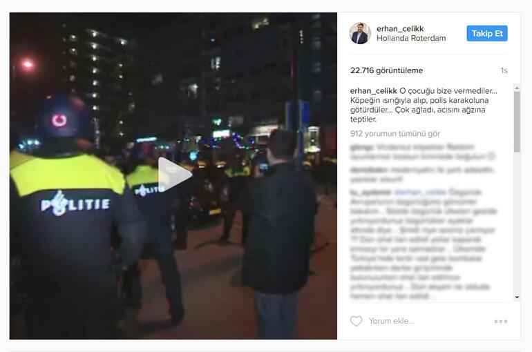 Hollanda polisinden gazeteci Erhan Çelike saldırı