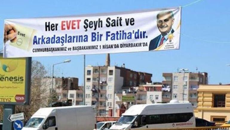 AK Partiden Şeyh Saitli pankarta açıklama