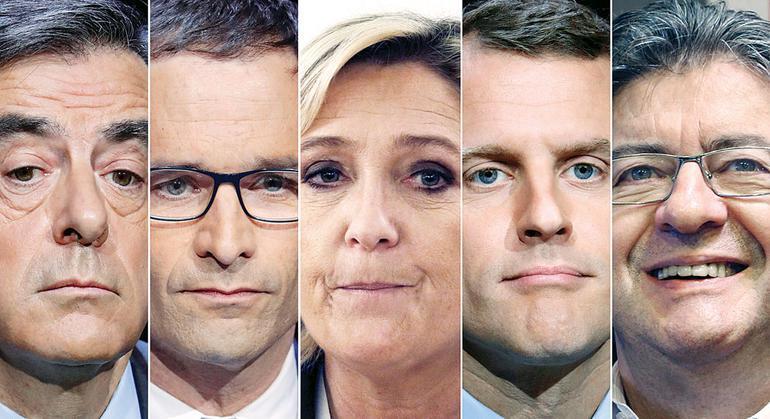 Fransada cumhurbaşkanı seçiminin ilk turu başladı