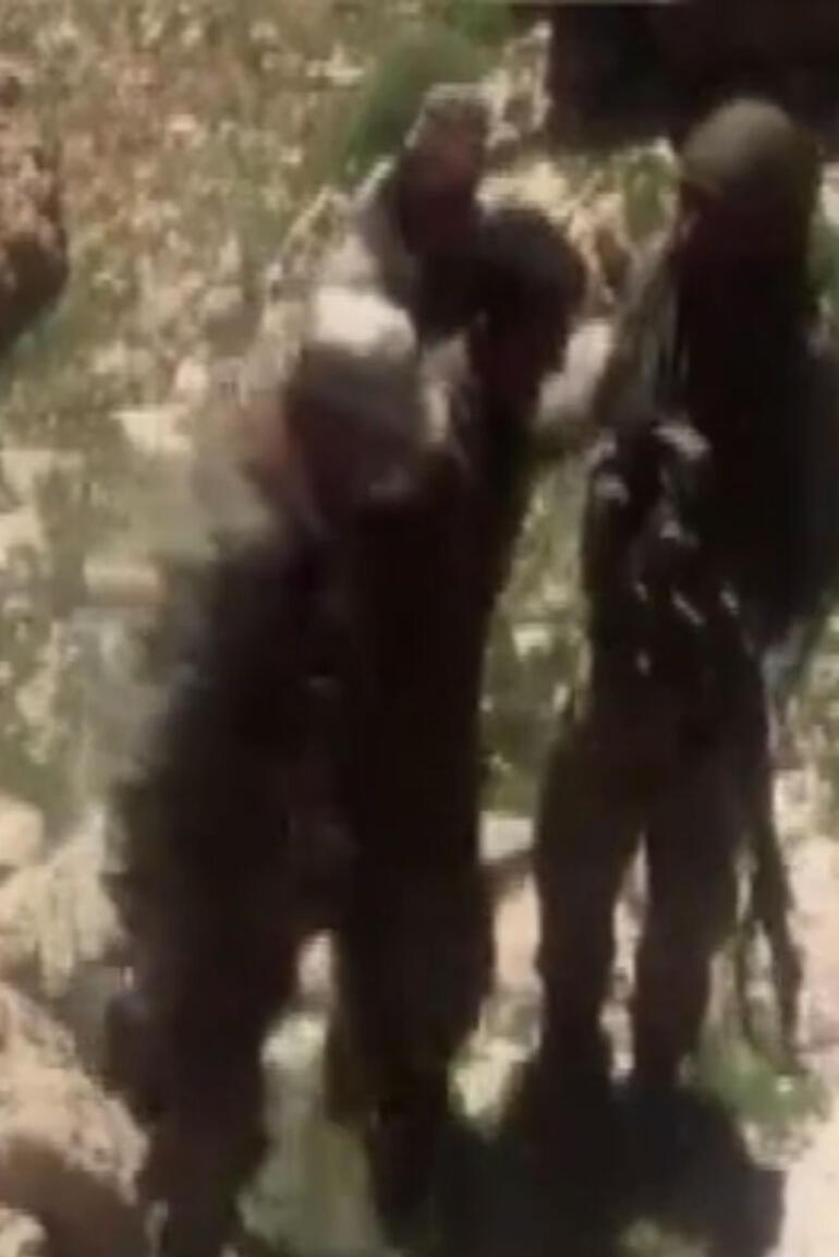 TSK görüntüleri yayınladı PKKlı terörist böyle teslim oldu