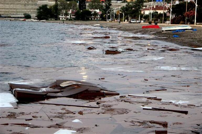 Bursada çevre felaketi Binlerce ton kıyıya vurdu