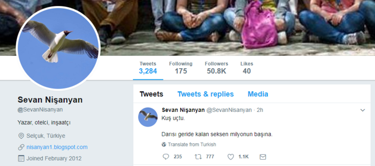 Son dakika: Sevan Nişanyan cezaevinden firar ettiğini Twitterdan duyurdu