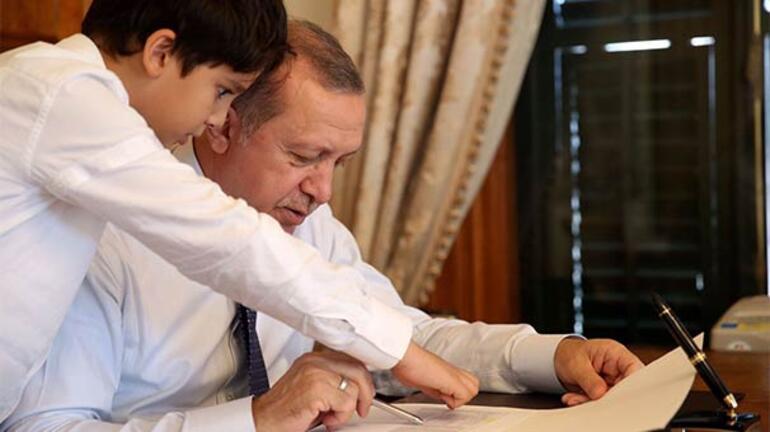 Cumhurbaşkanı Erdoğandan çok özel fotoğraflar