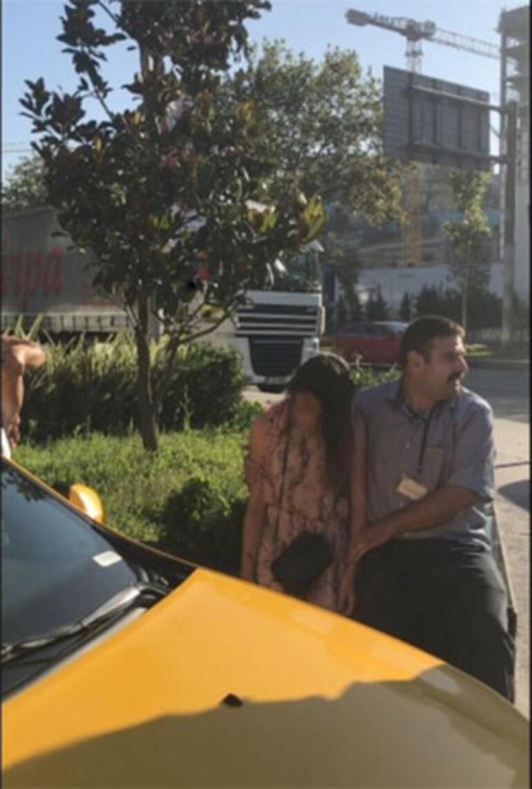 İstanbulun göbeği... Genç kadının yardımına koştular