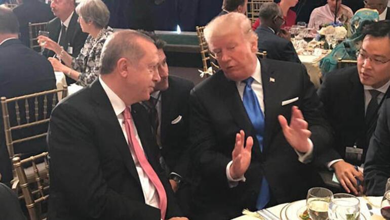 Son dakika... Erdoğan ile Trump bir araya geldi
