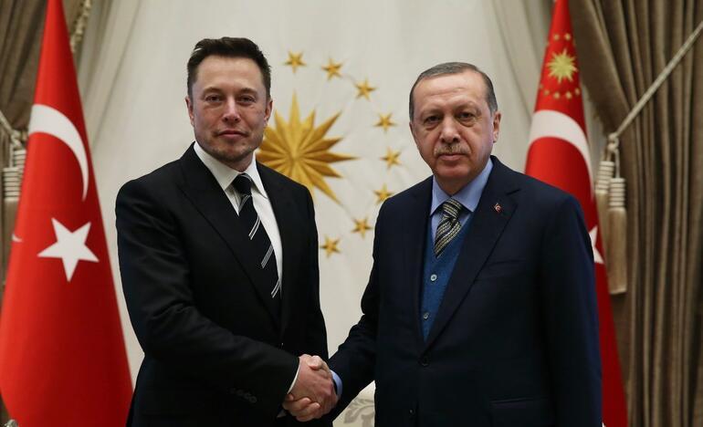 Cumhurbaşkanı Erdoğan Beştepede Elon Musk ile görüştü