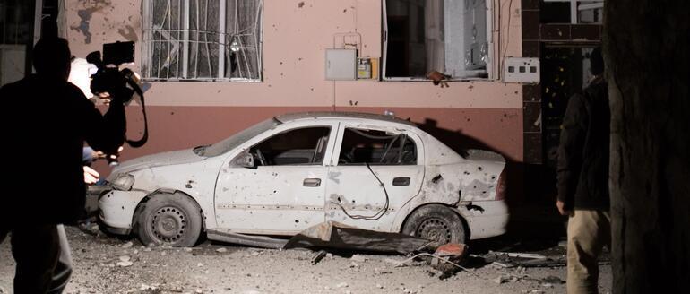 Gece yarısı hareketli dakikalar: Suriyeden Kilise roket atıldı