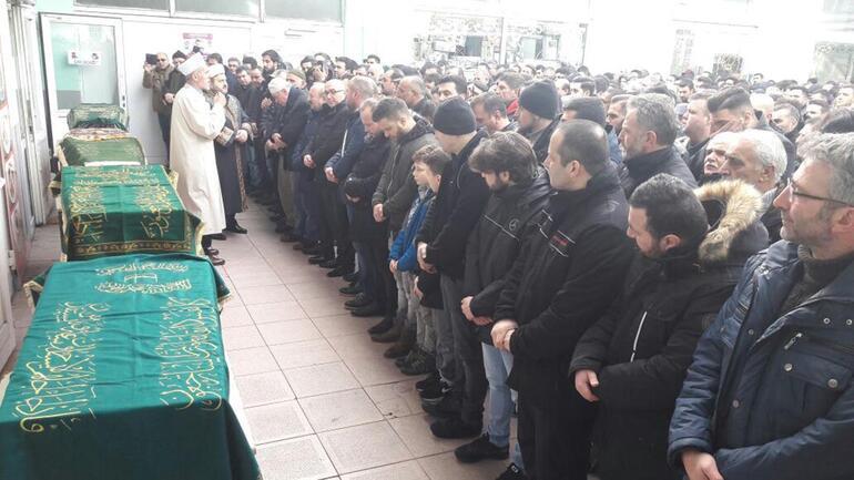 Gaz kurbanı aile dualarla Trabzon’a uğurlandı