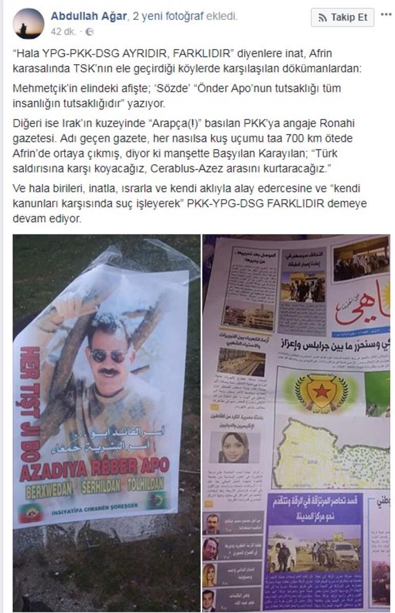 Abdullah Ağar o detaya dikkat çekti Hâlâ PKK-YPG-DSG farklıdır diyenlere inat...