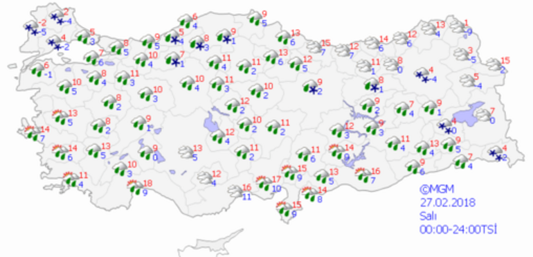 İstanbula kar yağışı için Meteoroloji tahminini son kez yeniledi