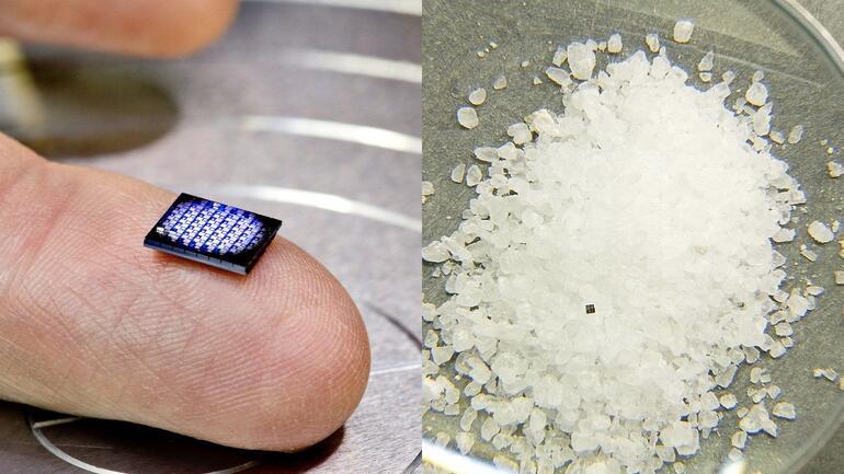 Neredeyse tuz tanesi kadar küçük bilgisayar yaptılar