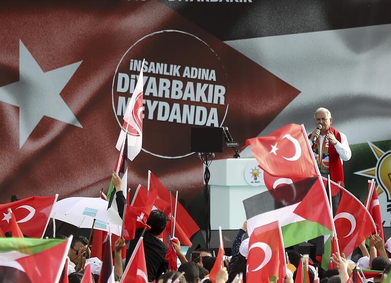 Başbakan Diyarbakırdan seslendi: Vicdansız zorbalar yuh olsun size