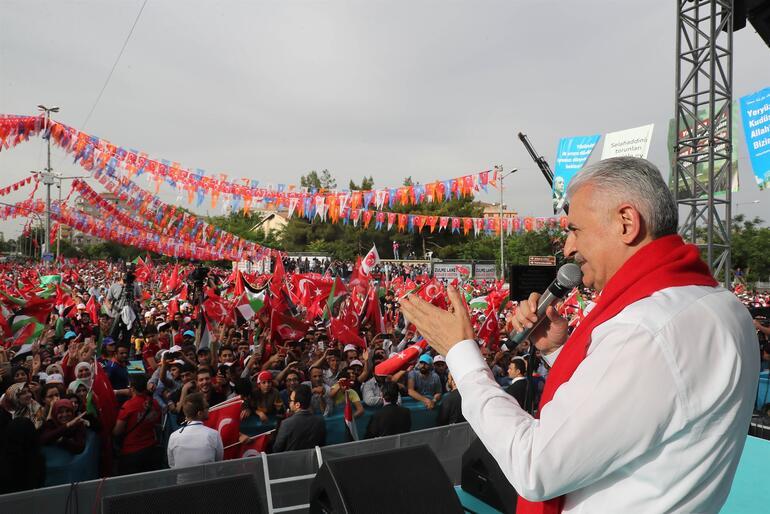 Başbakan Diyarbakırdan seslendi: Vicdansız zorbalar yuh olsun size