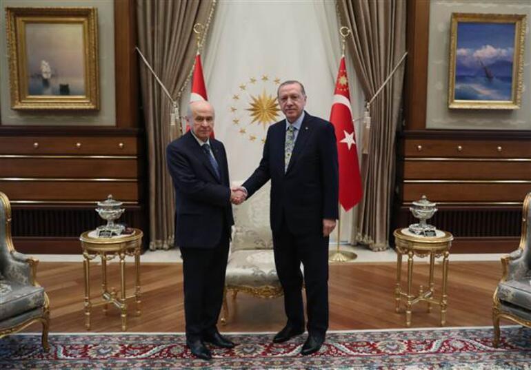 Son dakika... Erdoğan ve Bahçeli görüştü