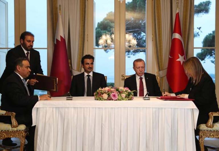Türkiye-Katar arasında imzalar atıldı