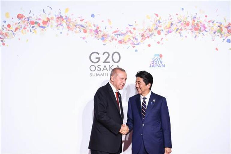 Son dakika Fotoğraflar az önce geldi Cumhurbaşkanı Erdoğandan Japonyada önemli görüşmeler