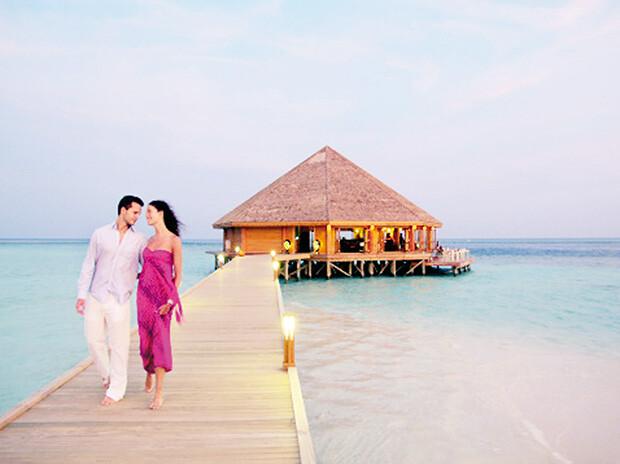 Maldivler'de sevgiliyle baş başa