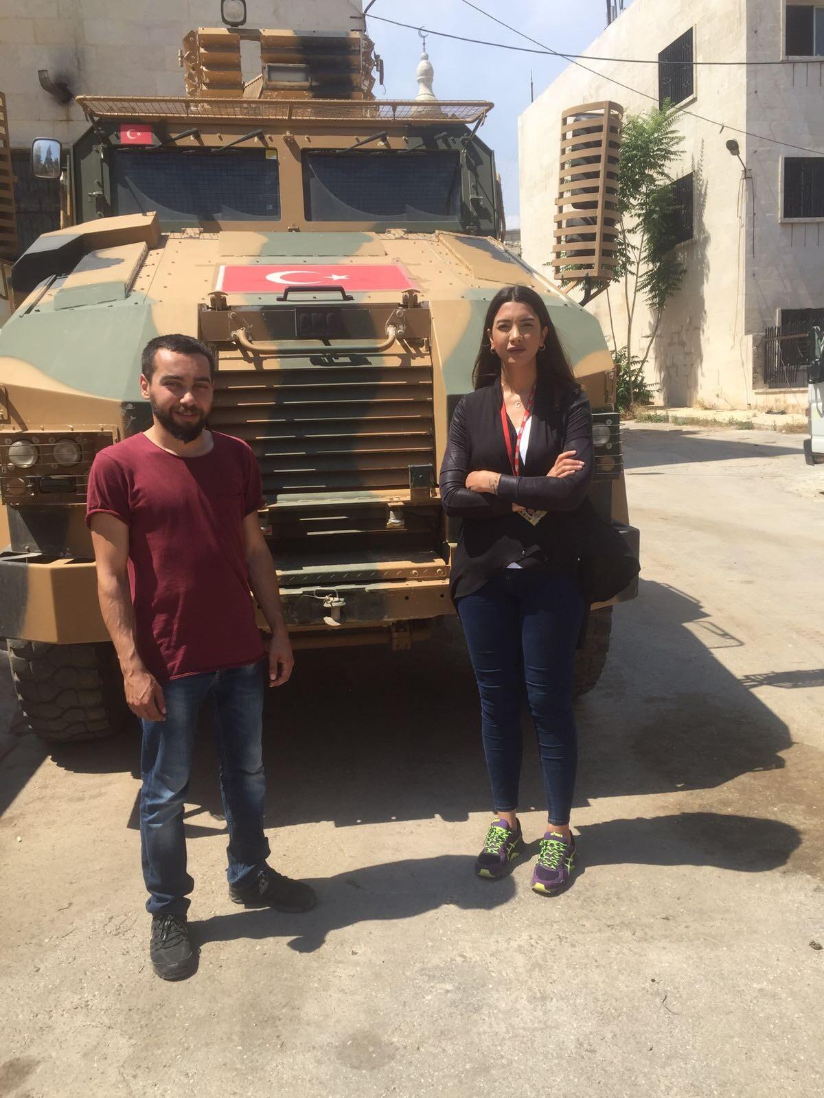 CNN Türk ekibi Afrin'de