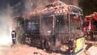 Sultangazi'de İETT otobüsü yaktılar