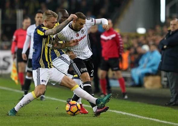 Fenerbahçe-Beşiktaş maçının fotoğrafları