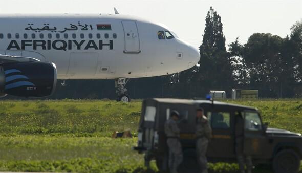Libya uçağı kaçırıldı İşte o uçak