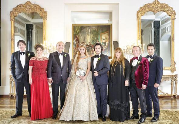 Ali Ağaoğlunun kızı Sena, Koray Kırcalla evlendi... İşte düğünden fotoğraflar