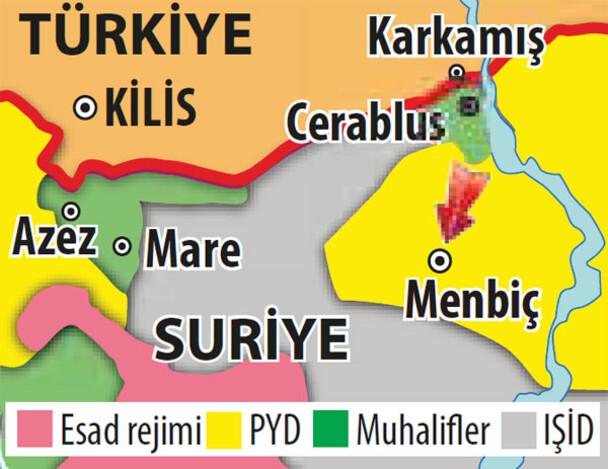 Son dakika haberi: YPG Menbiç'e yığınak yapıyor