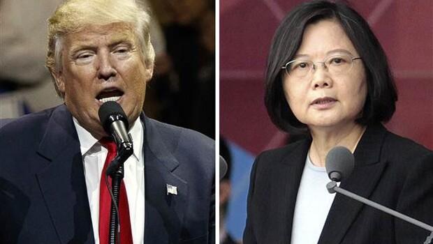 Trump, Tayvan lideri ile telefonda görüştü