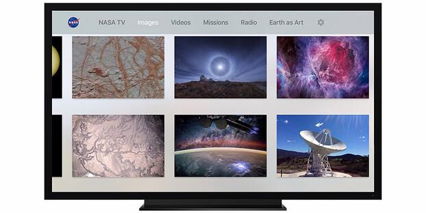 NASA'dan Apple TV için özel uygulama