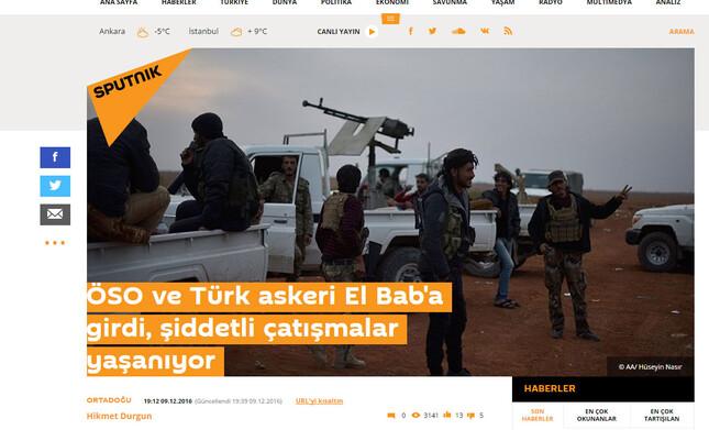 Rus sitesinden müthiş iddia: Türk askeri El Baba girdi